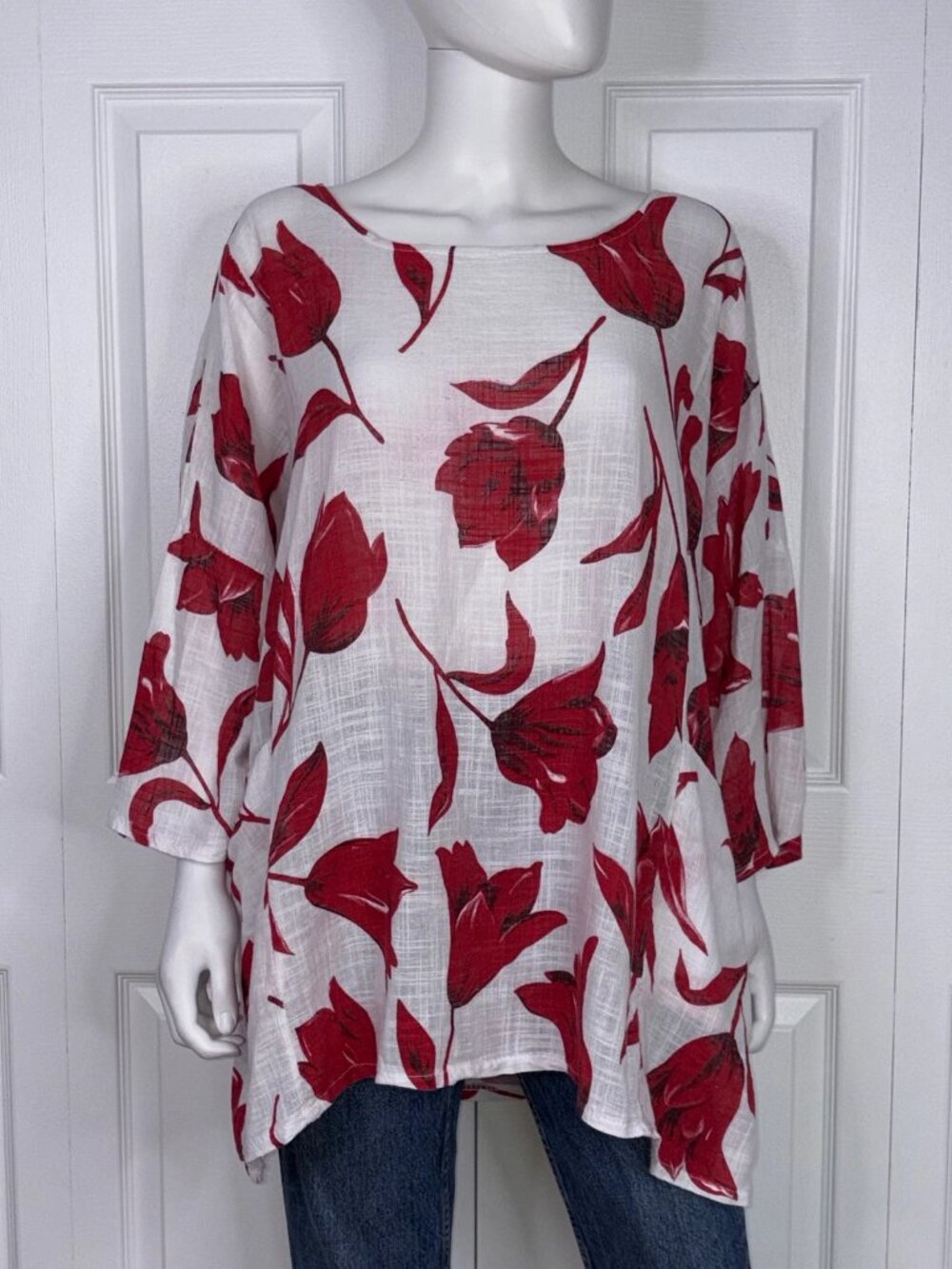 women's floral Blouse size 2XL